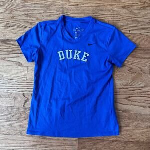 Unisex Nike Duke College Basketball V Neck Short Sleeve Tee - Youth Medium